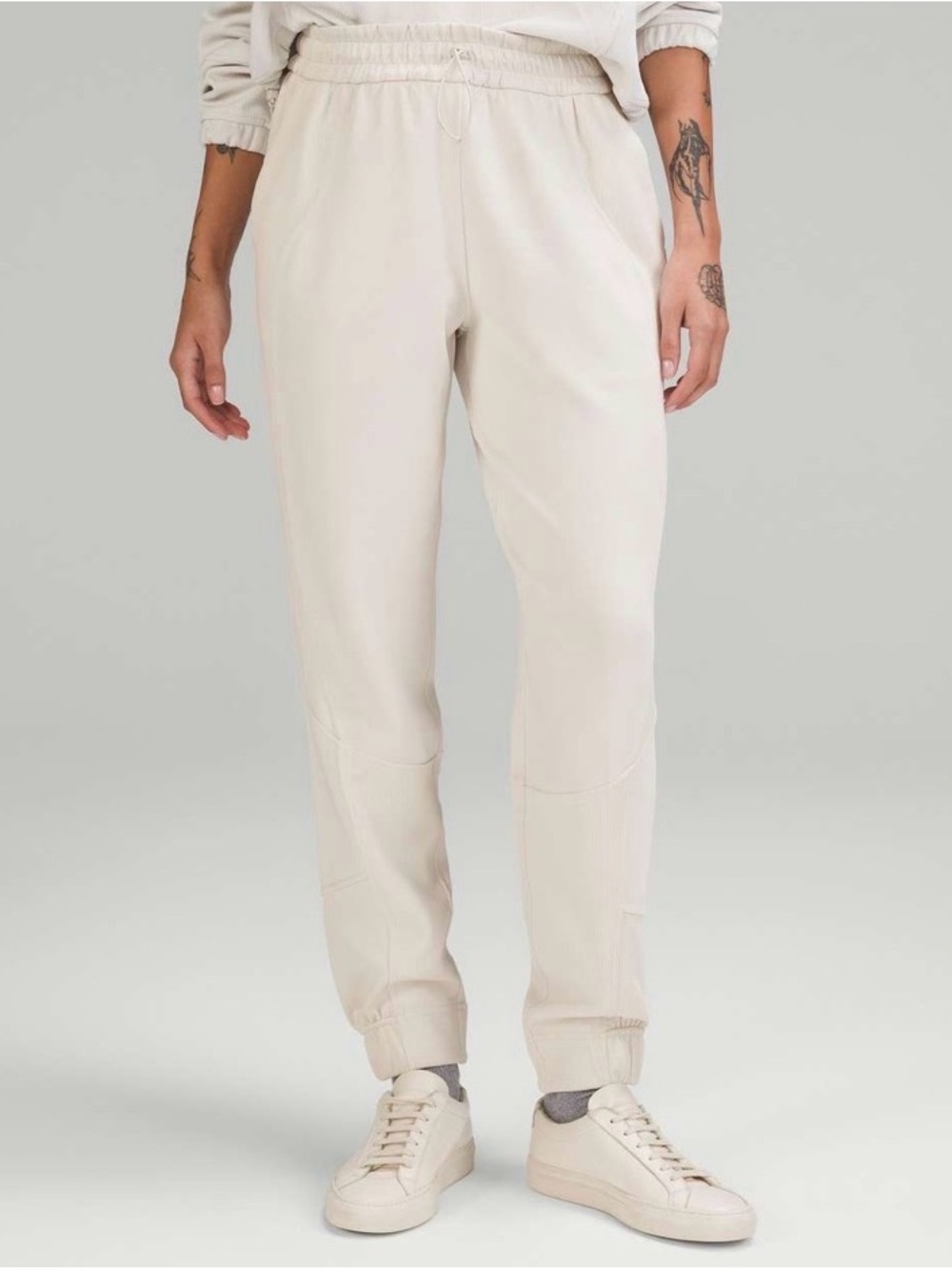 lululemon athletica Softstreme Cream Highrise Joggers